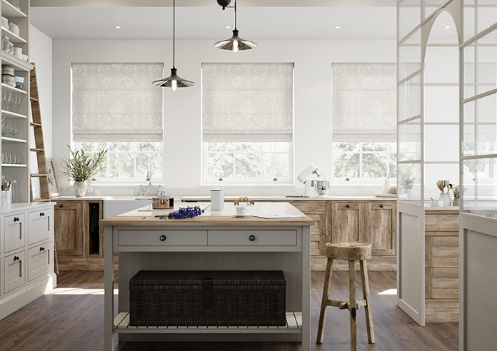 Laura Ashley Josette, Dove Grey - Roman Blind - Image 3